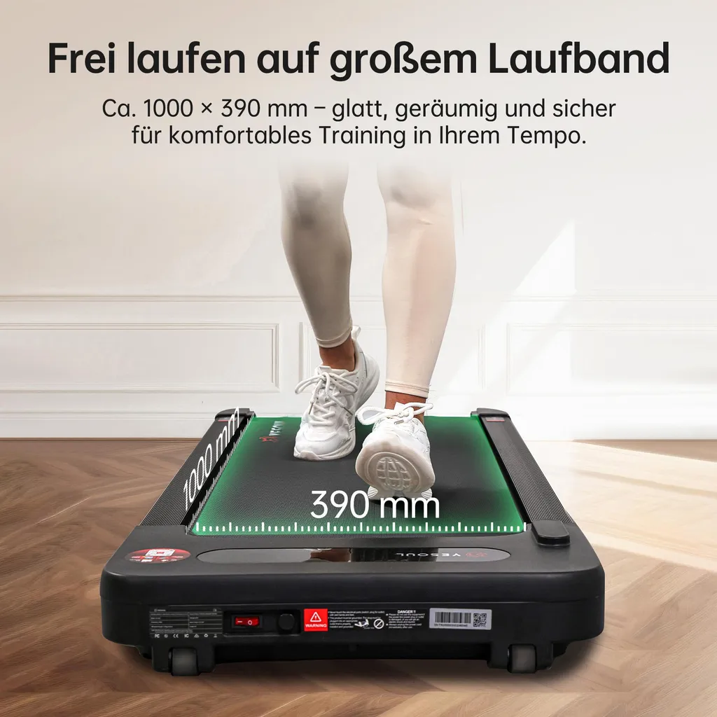 Tapis de course intelligent Yesoul W2 avec application et Bluetooth - 4