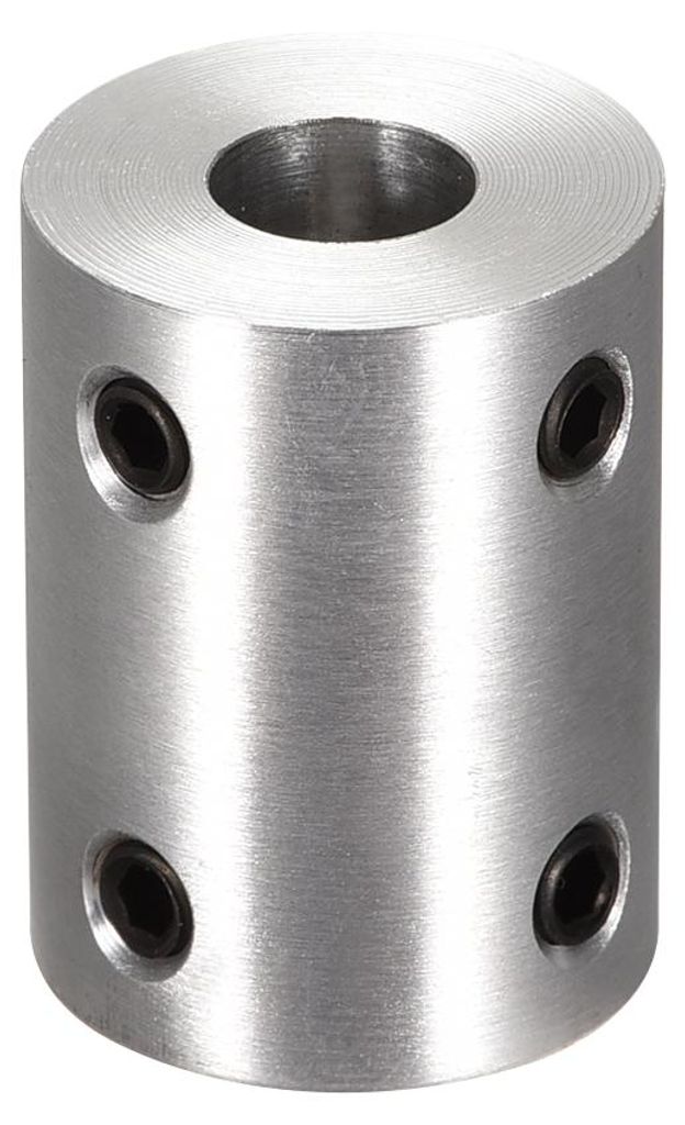 Wellenkupplung Verbinder 6mm bis 8mm Bohrung Starre Kupplung 25mm L?nge 20mm Durchm. Aluminiumlegierung Silber Ton