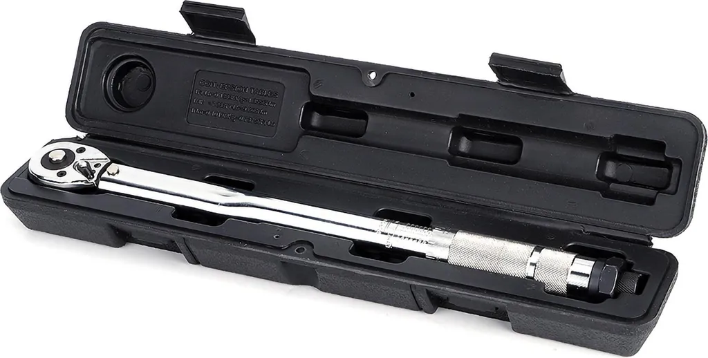 Clé à cliquet dynamométrique 3/8 pouce avec coffret d'accessoires auto - 4