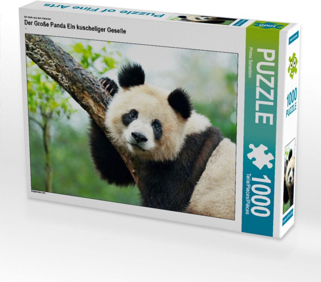 CALVENDO Puzzle Ein Motiv aus dem Kalender Der Große Panda Ein kuscheliger Geselle | 1000 Teile Lege-Größe 64x48cm Foto-Puzzle für glückliche ...