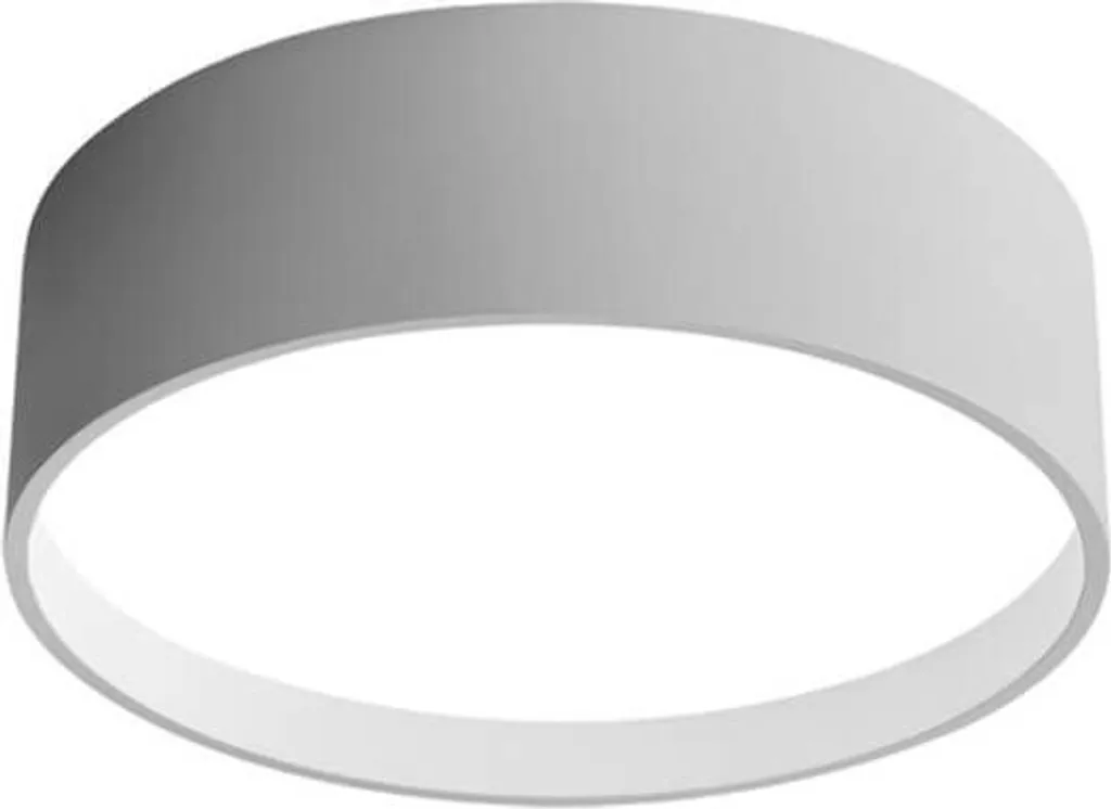 Plafonnier LED rond blanc Modern Abigali 20W 1800lm aluminium 39cm
