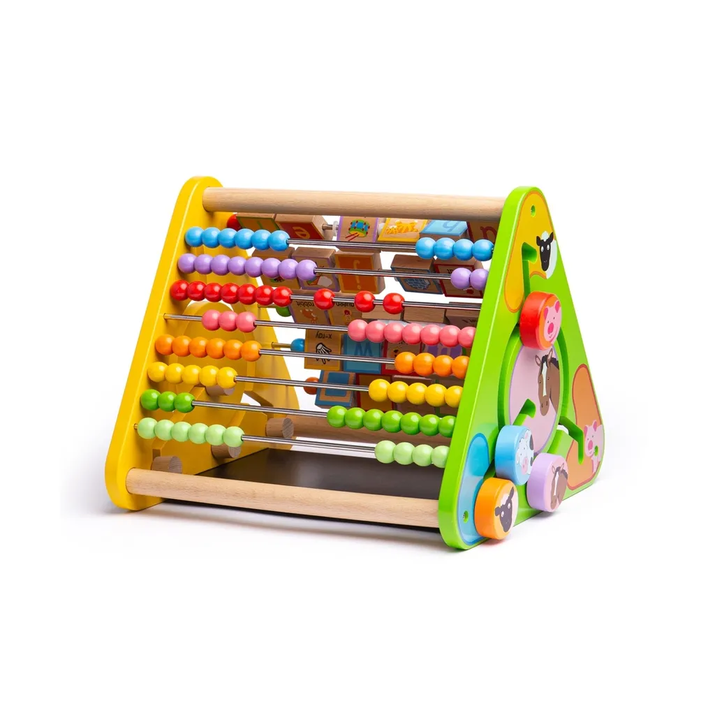 Triangle d'Éveil Alphabet Anglais Bigjigs Baby en Bois Durable - 16