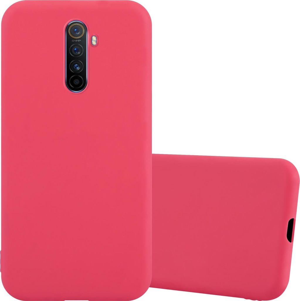 Cadorabo Hülle für Realme X2 PRO / Oppo Reno Ace Schutzhülle in Rot Handyhülle TPU Silikon Etui Case Cover