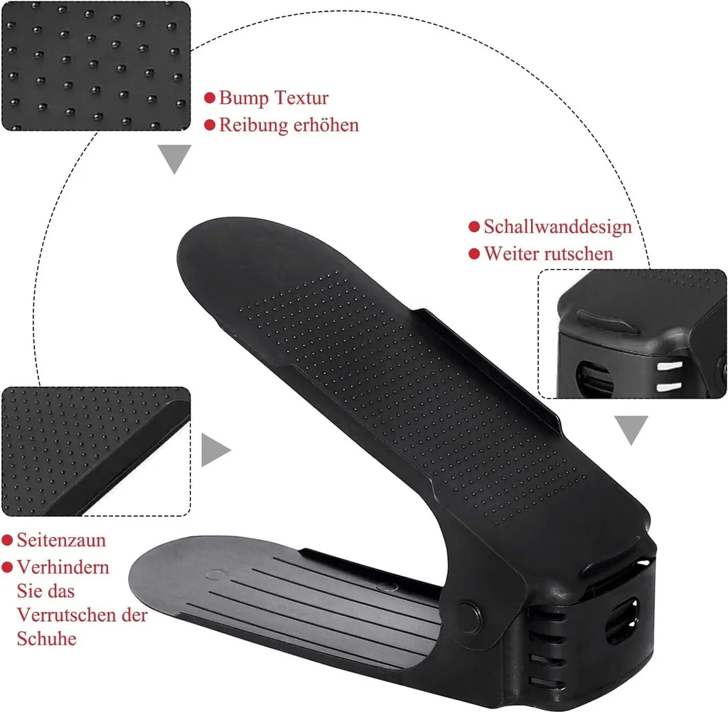 Optimisation de Placard : Support de Chaussures Ajustable pour Toute Maison