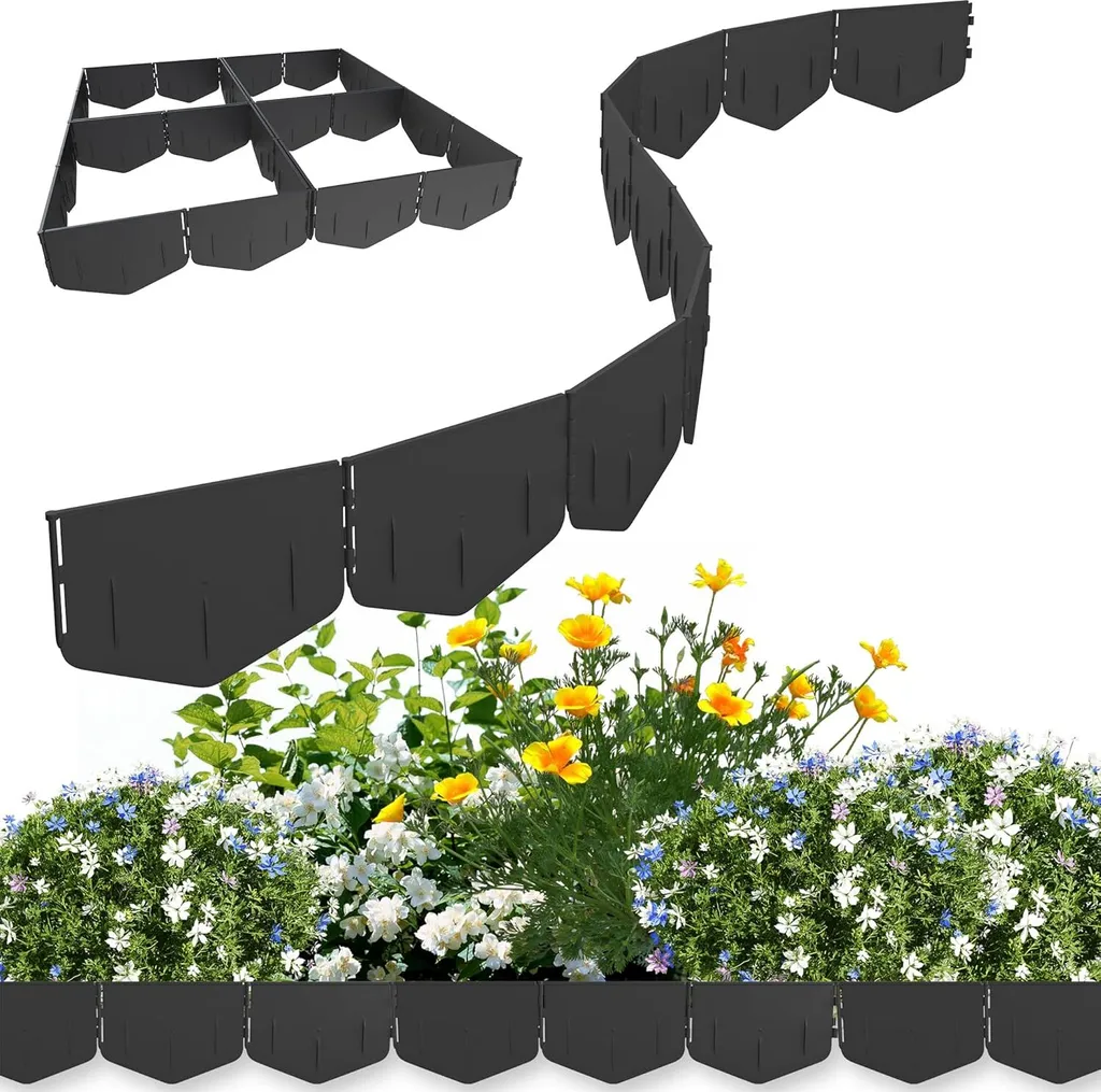 Bordure de Pelouse Anti-Envahissement - Solution Jardin Propre 4m