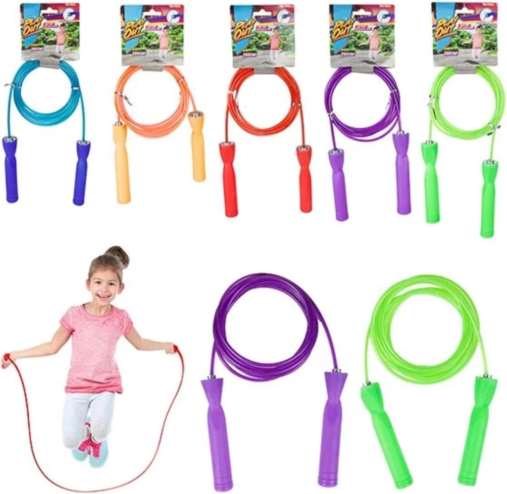 Toi-toys Springseil mit Metalldraht, 280 cm