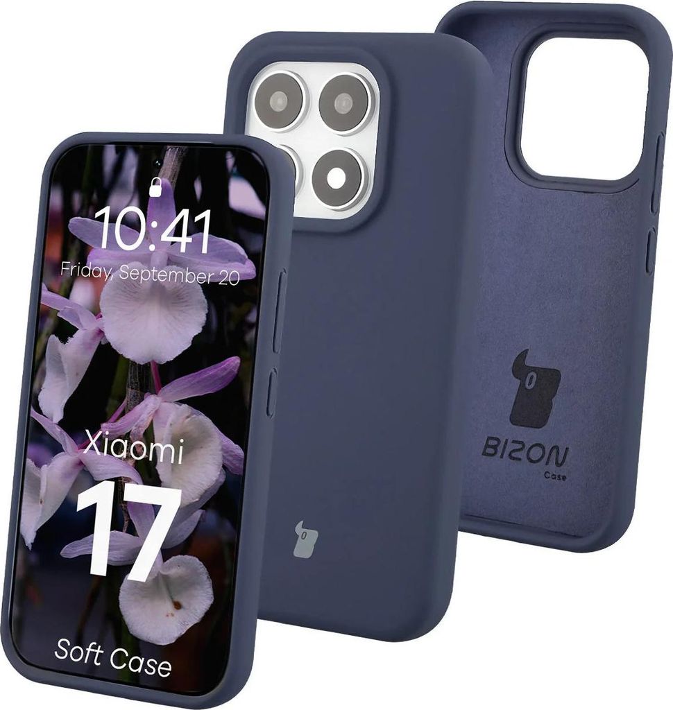 Silikon Handyhülle für Xiaomi 17, Bizon Soft Case, Produktbild 