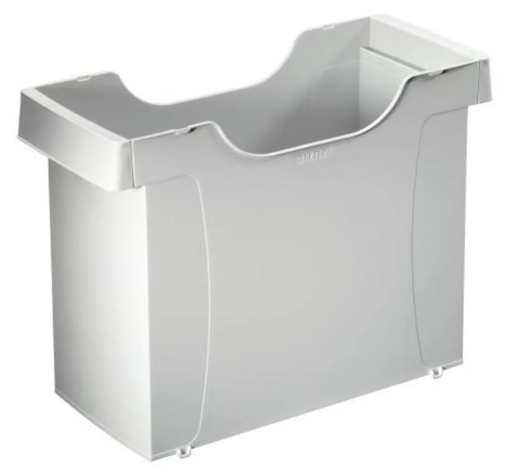 Boîte pour dossiers suspendus polystyrène gris - Leitz Uni Plus 1908