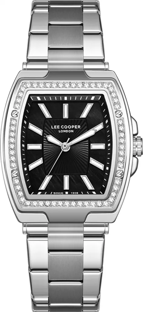 Montre Quartz Argentée Lee Cooper LC08058.350 : Cadran Brillant et Mode