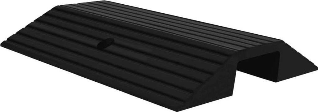 vidaXL Mostné prahové rampy 3 ks 49x40x8 cm Guma Obrázok produktu 