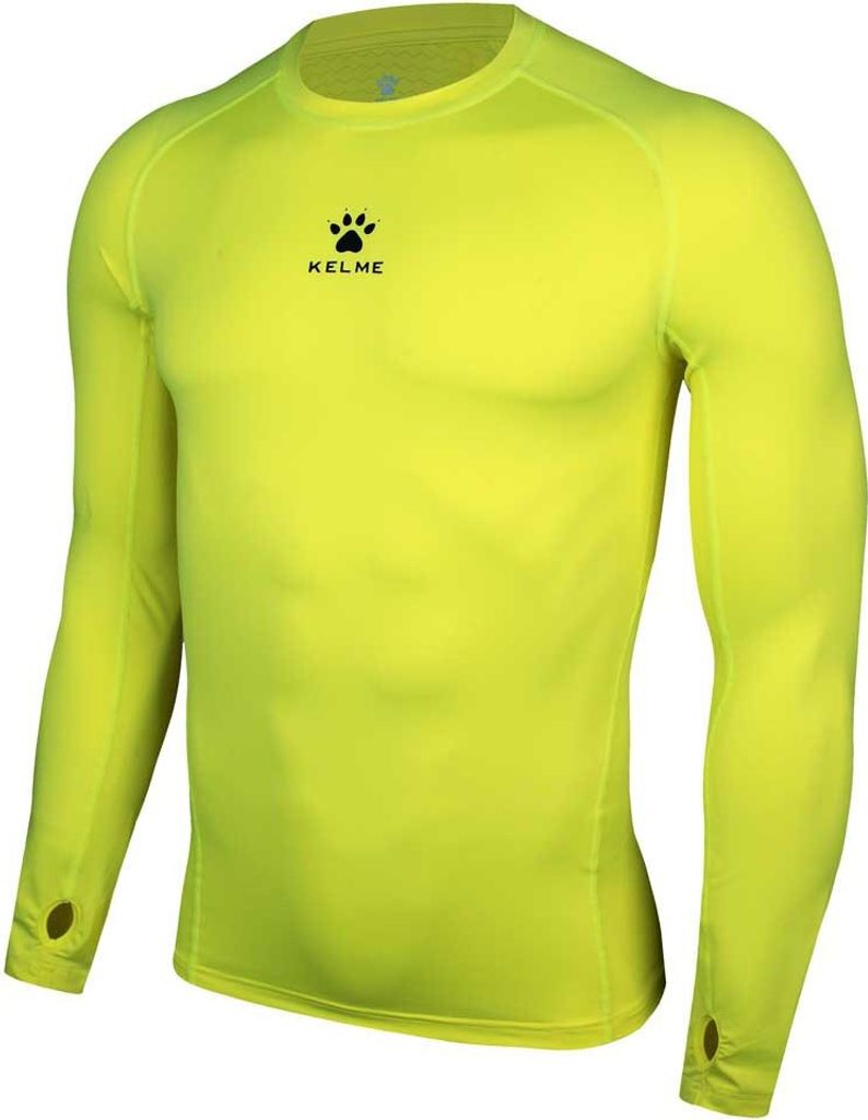 Kelme North Langarm-baselayer Gelb M Mann Gelb M