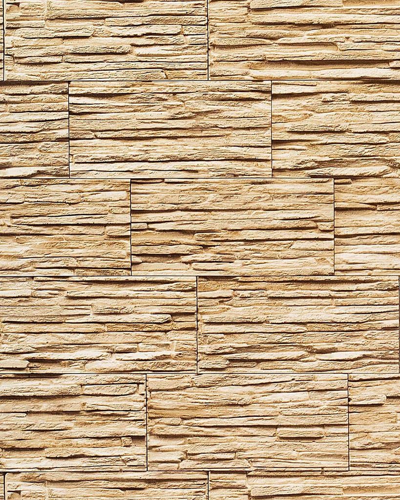 EDEM 1003-31 Tapete Steintapete Naturstein Bruchstein Mauerstein sandbeige creme