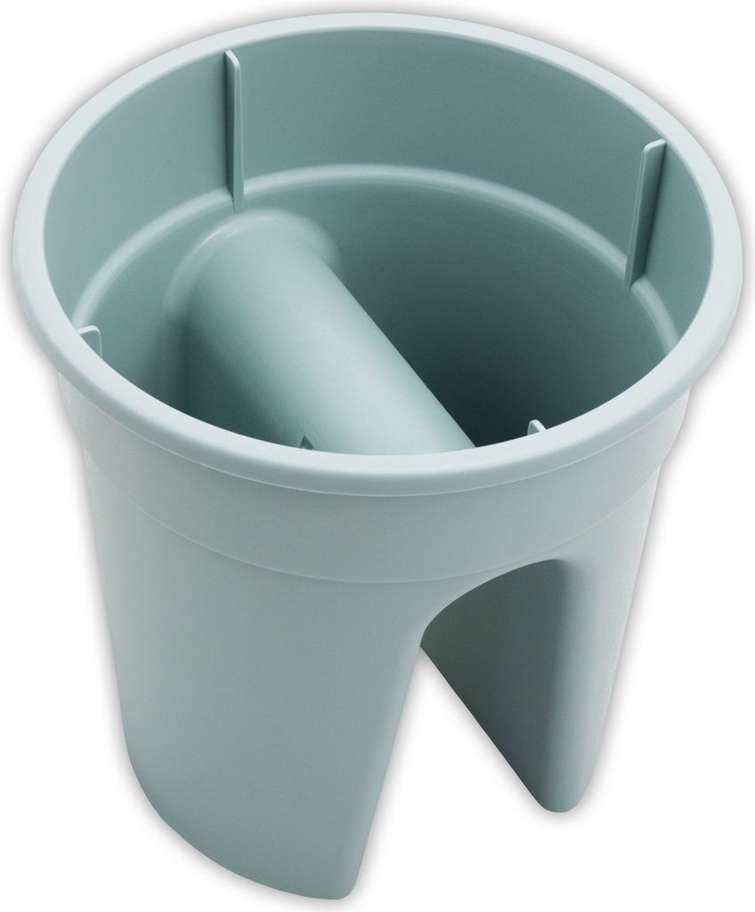 KHW Geländerblumentopf Flowerclip, 3er Set, mintgrün
