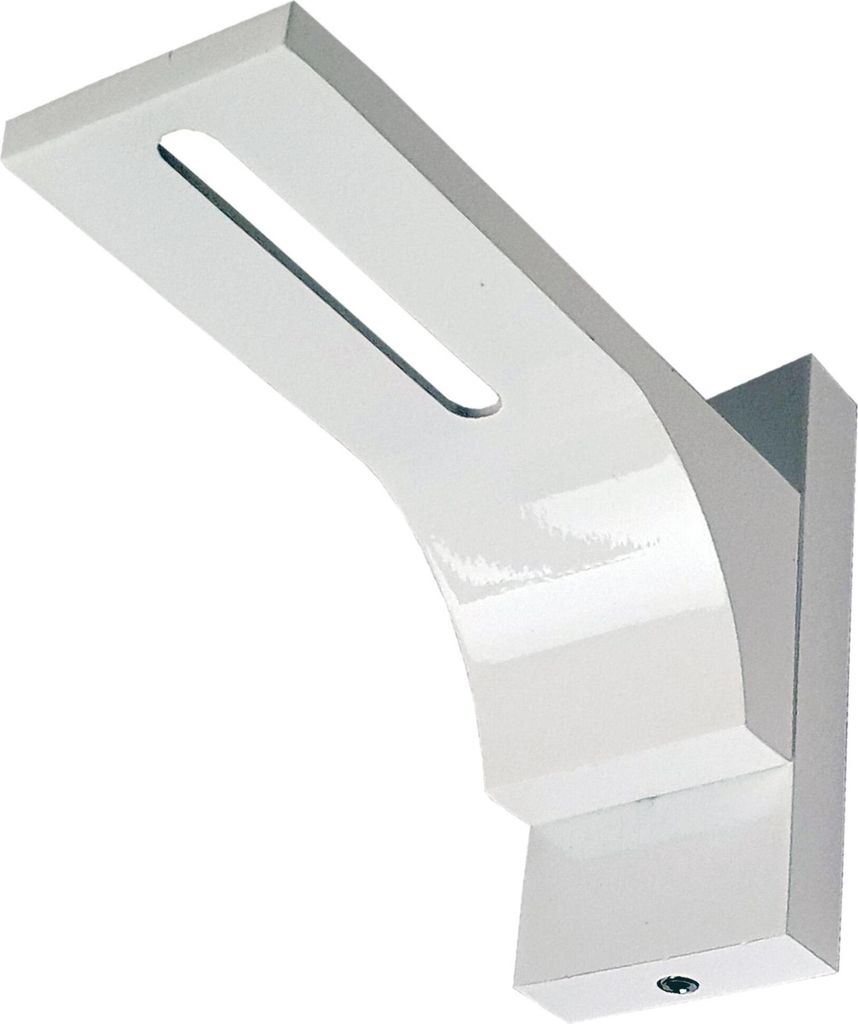 Wandträger zur Wandmontage von 1/2 - Läufiger "Bestlivings" Aluminium Wendeschiene ( Weiß )