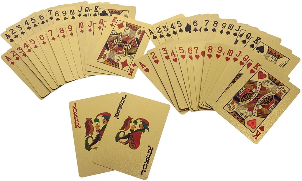 10x 54 Mini Spielkarten POKER-Karten Kartenspiel Joker Romee Skat Blatt 