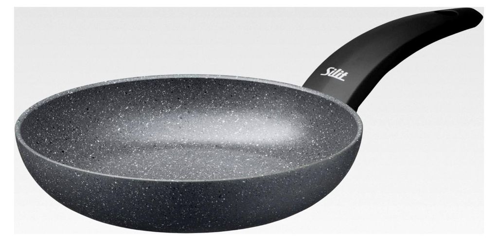 Bratpfanne 20 cm Induktion, Aluminium beschichtet, wärmeisolierter Kunststoffgriff