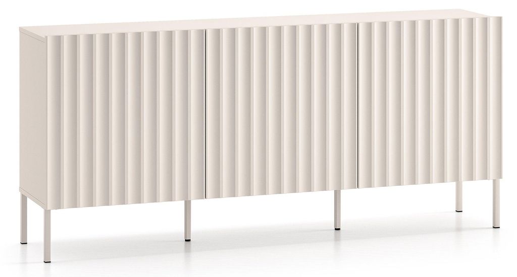 Selsey Derriva - Credenza a 3 ante con frontali scanalati, Immagine del prodotto 