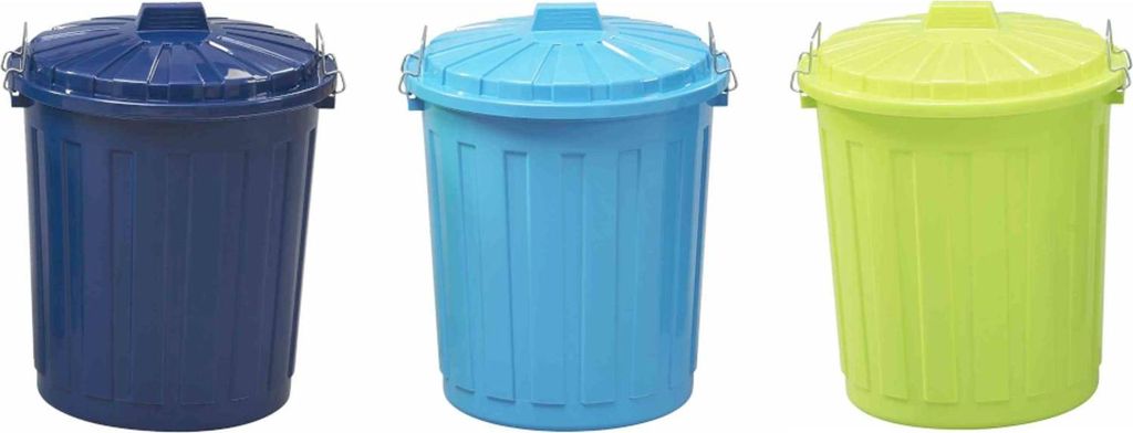 alpfa 850152 Hugo Tonne - Mülleimer 50 Liter - farbig Produktbild 