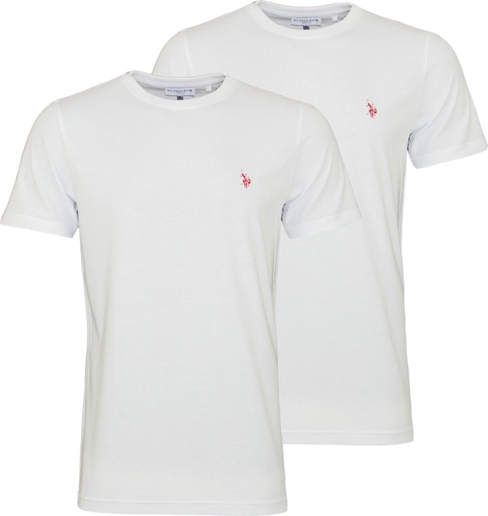 U.S. POLO Shirts 2er Pack R-Neck T-Shirts Produktbild 