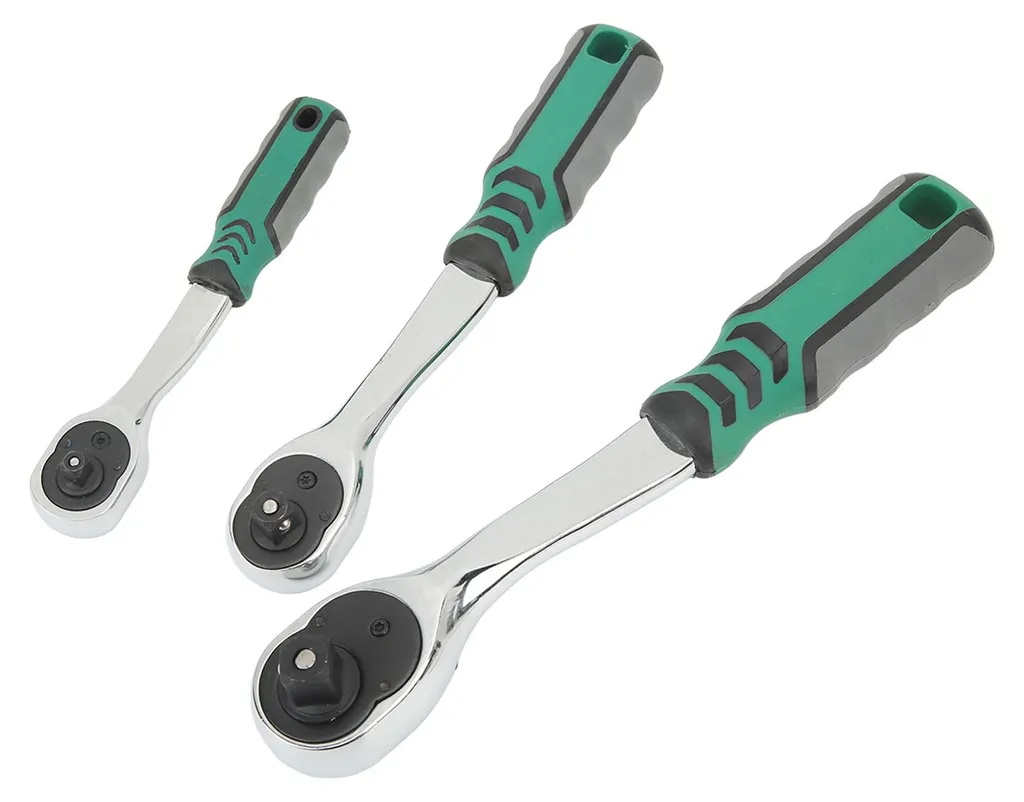 Clé à douille à cliquet 72 dents inox avec système de verrouillage rapide - 7