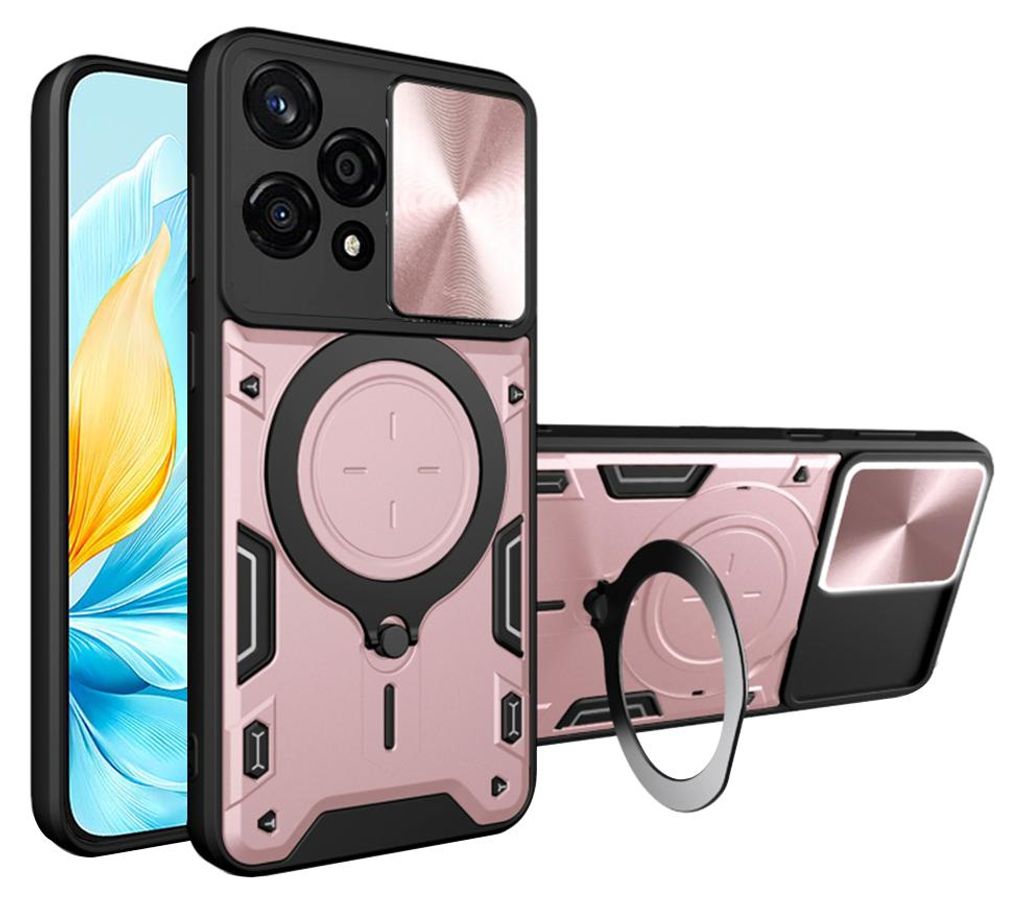 Techsuit CamGuard Pro Back Cover Hülle für HONOR 200 Lite - Roségold