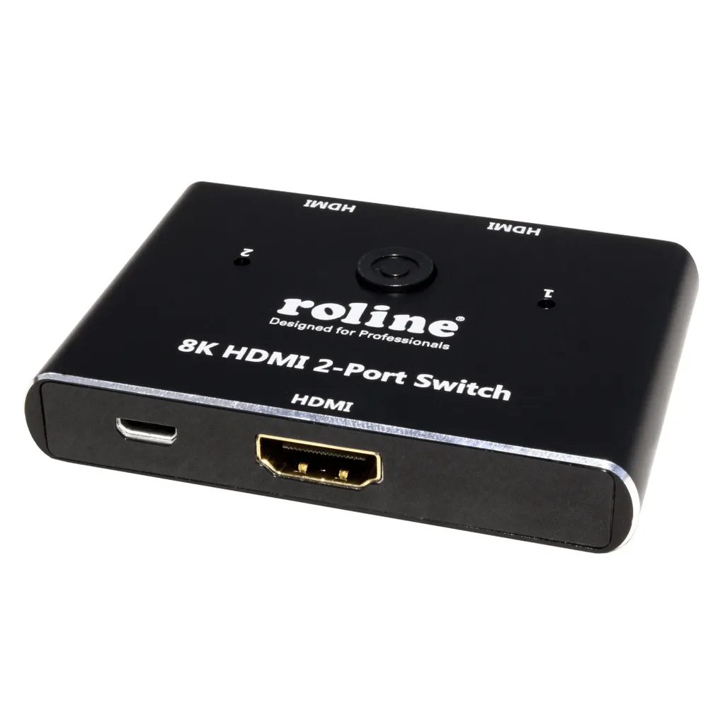 Commutatore HDMI 8K ROLINE a 2 Vie: Switch 2.1 Professionale 48Gbps - 4