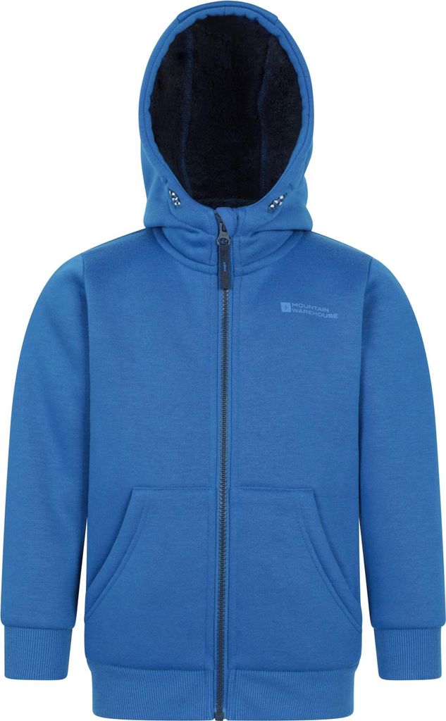 Mountain Warehouse - "Nordic II" Hoodie mit durchgehendem Reißverschluss für Kinder MW2314 (128) (Blau)