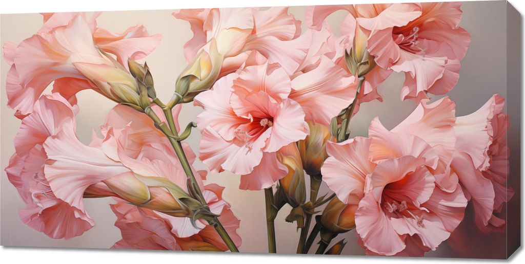 Bild 100x50cm Blumen-Symphonie