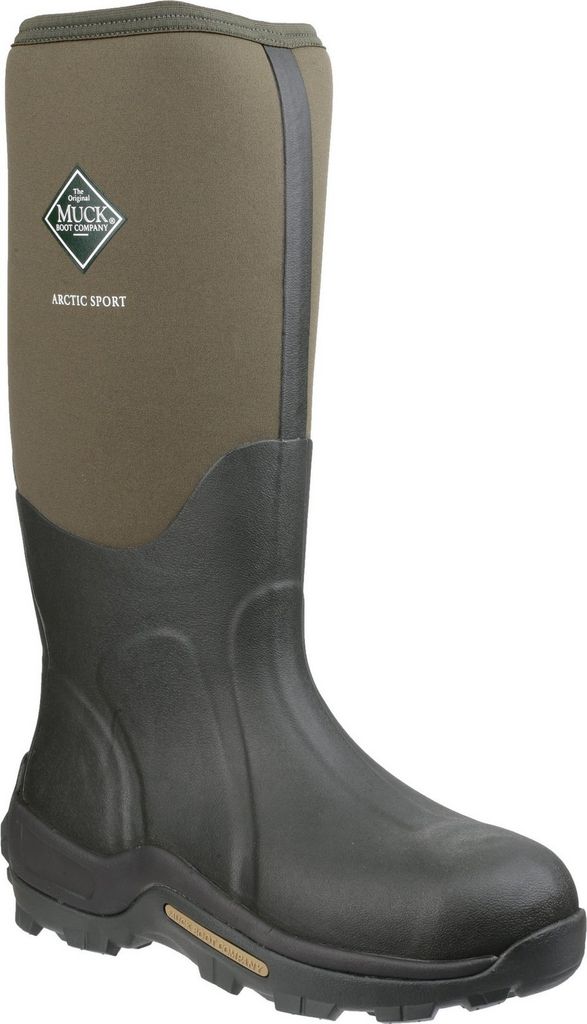 Muck Boots Uni Arctic Sport Pull On Gummistiefel FS4287 (41 EU) (Moos/Moos)