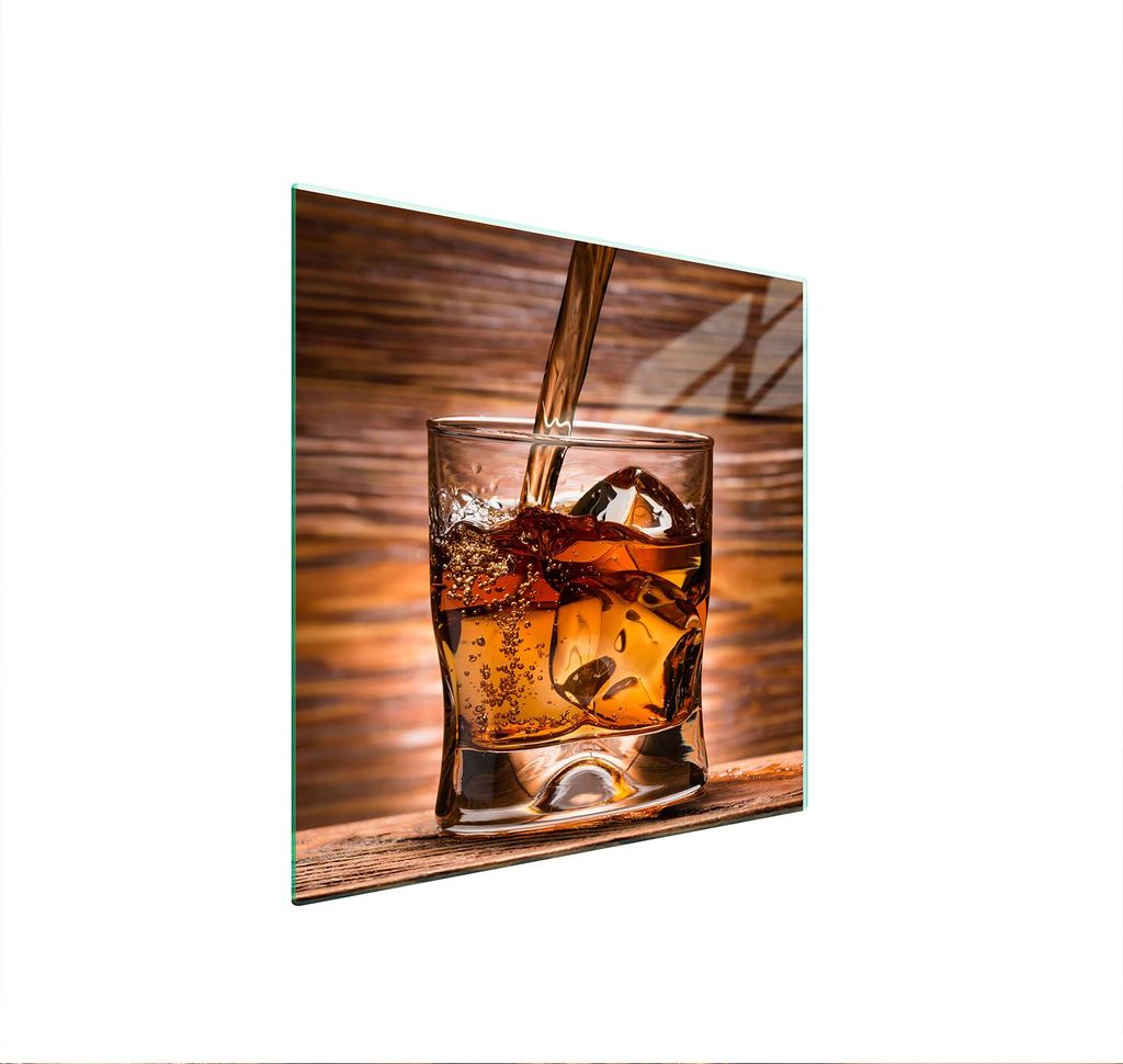 Glasschutzplatte Für Herd 50X52 Whisky