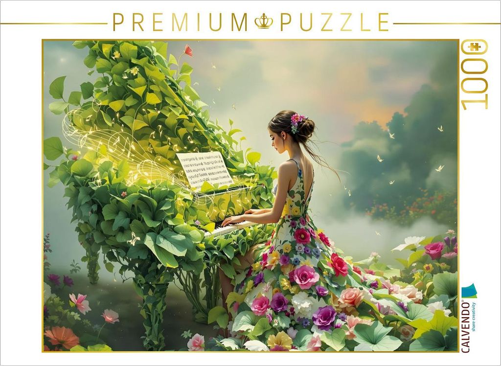CALVENDO Puzzle Frühlingssonate | 1000 Teile Lege-Größe 64x48cm Foto-Puzzle für glückliche Stunden
