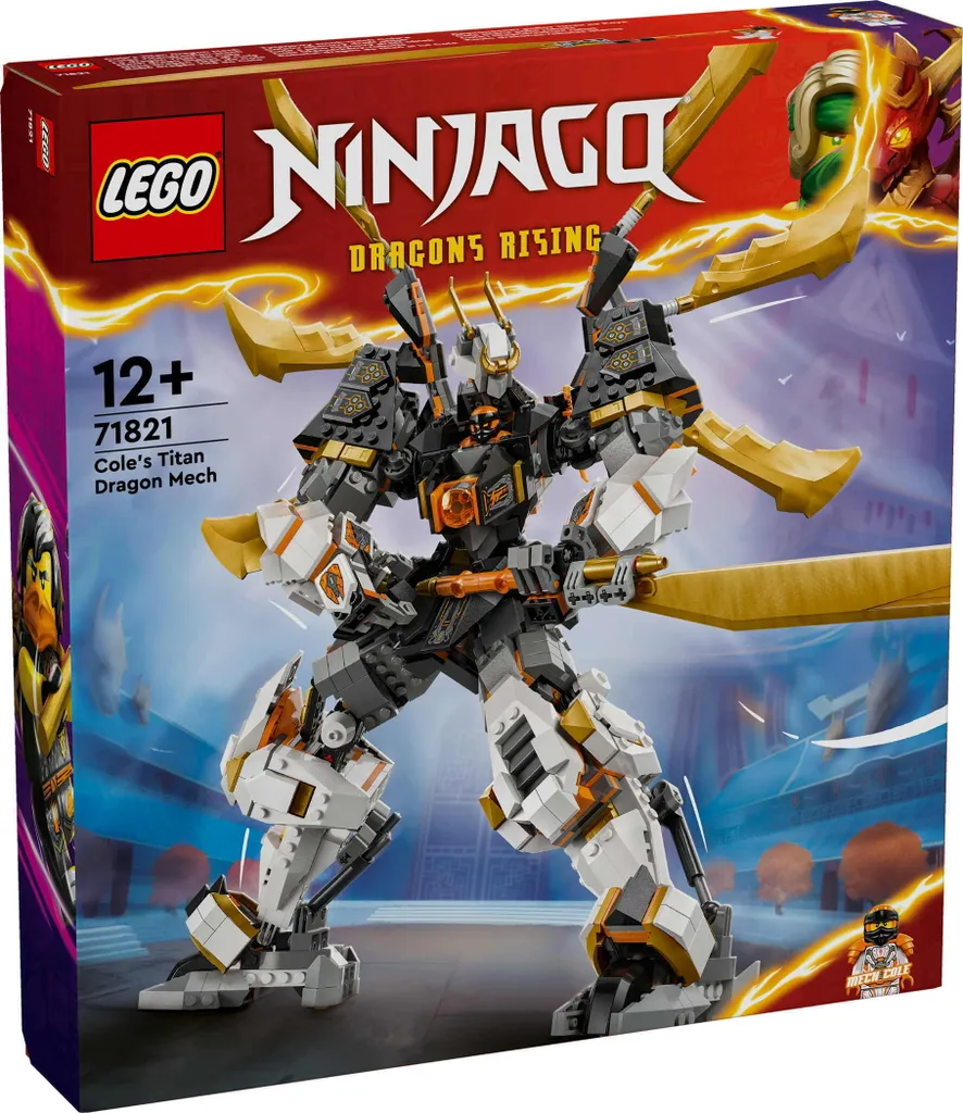 Construction LEGO Ninjago 71821 stable et articulée Robot de Cole - 28
