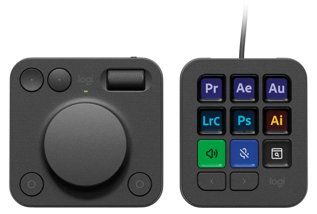 Logitech MX Creative Console Graphite - Simplifiez vos Montage et Design