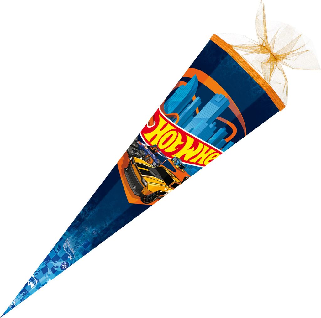 Schultüte / Zuckertüte / 85cm / eckig / "Hot Wheels Speed Produktbild 