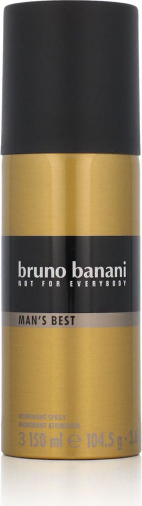 Bruno Banani Man's Best Deodorant Body Spray Masculine 150ml