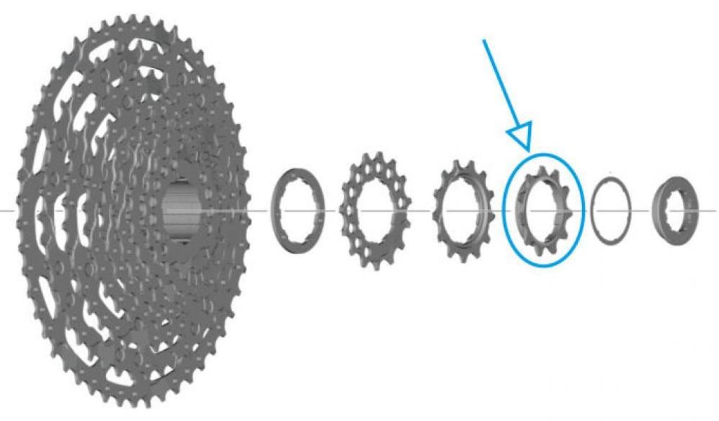 Zębatka zapasowa Shimano CS-LG600-11-biegowa 11T 11 zębów Zdjęcie produktu 