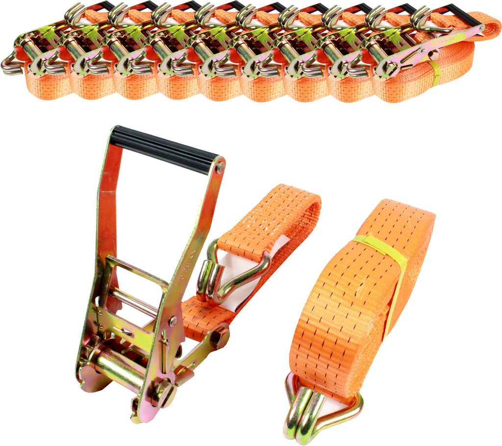 10x Spanngurte mit Ratsche Zurrgurt 2-tlg 10m 5t 5to 5000kg
