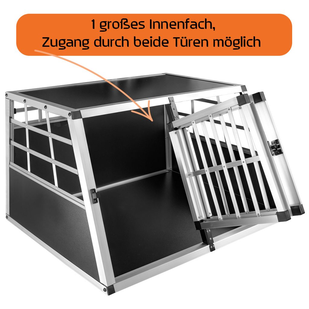 Hundetransportbox Hundebox Auto Alu Hunde Transportbox Produktbild 3