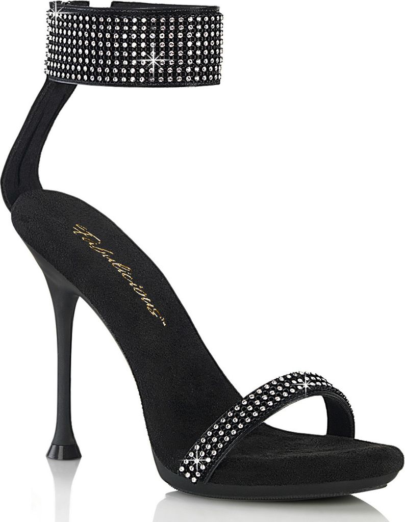 CUPID-440 Damen Sandale von Fabulicious, Schwarz EU 41, US 11