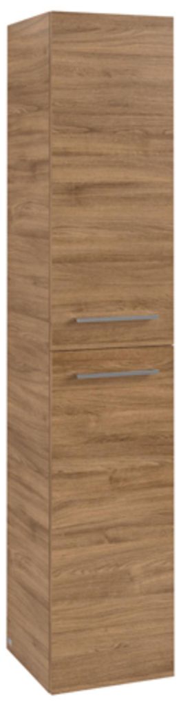 Villeroy & Boch Avento Hochschrank, 2 Türen, Anschlag rechts, 350x1760x404mm, Griff chrom Glanz, A89401RH