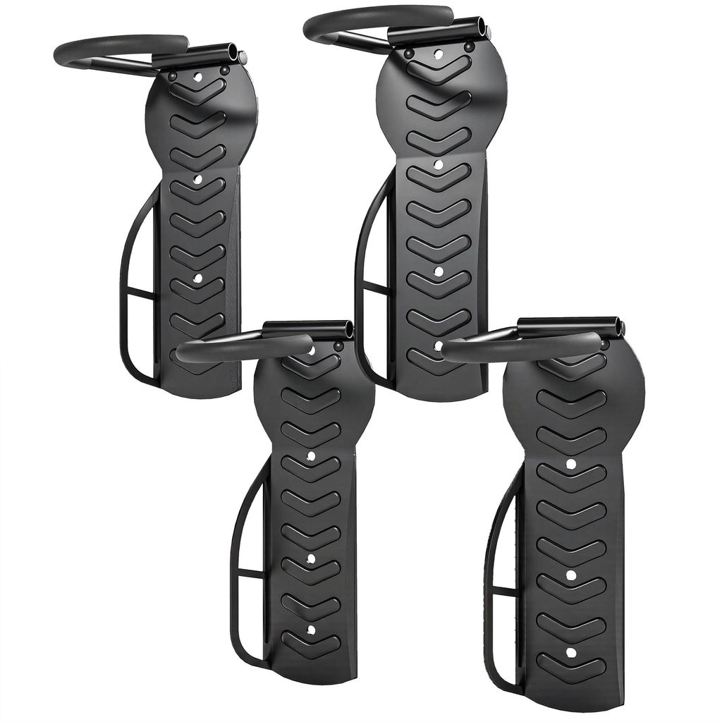 SPORTNOW 4-delige set fietsenwandhouder, verticaal, met een Productafbeelding 