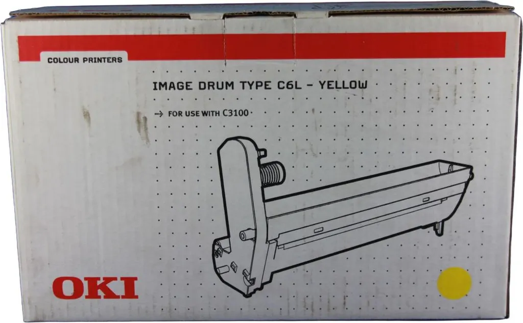 Tambour d'image Yellow Oki 42126641 C3100 pour imprimante laser couleur