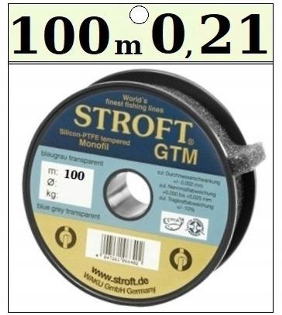Stroft GTM Ligne de pêche 0.21mm 100m résistante Image du produit 