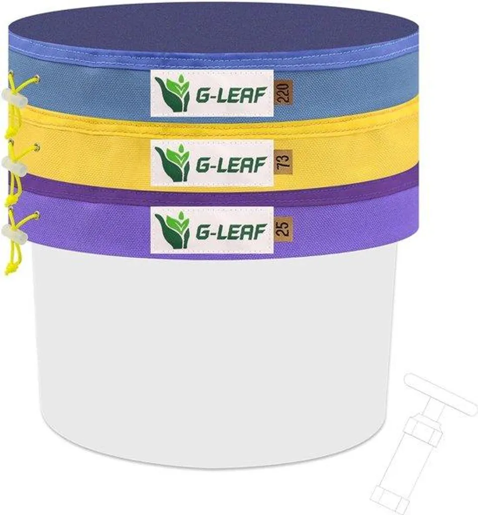 Extracteur d'Herbes Manuel 20L - Kit de 3 Sacs Filtrants avec Rangement