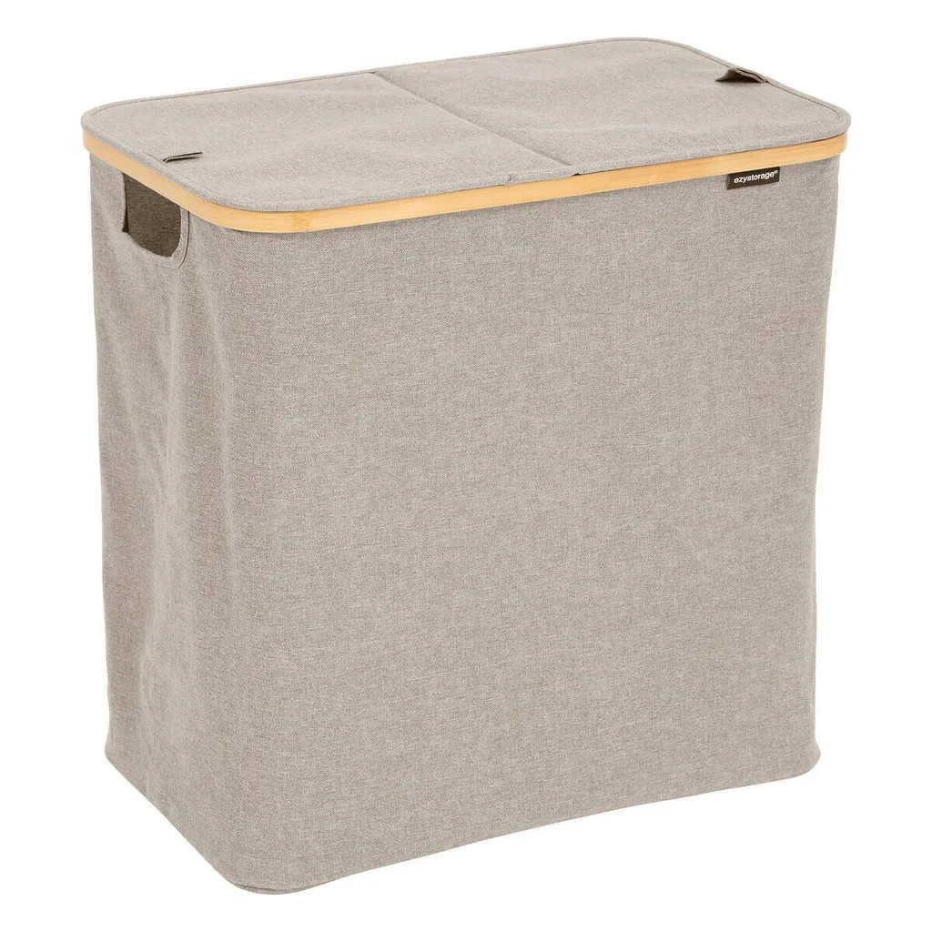 Bac à linge 80 litres pliable double gris haute qualité Tidy Box 5 Five