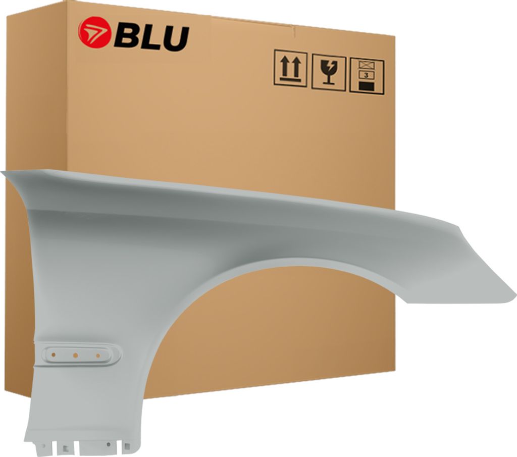 BLU Błotnik pasujący do Mercedes C W203 775 Prawy Srebrny Zdjęcie produktu 