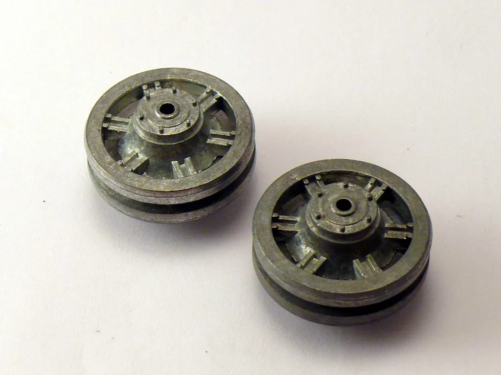 Galets de guidage métalliques 69-079 pour rails et portes, lot de 2