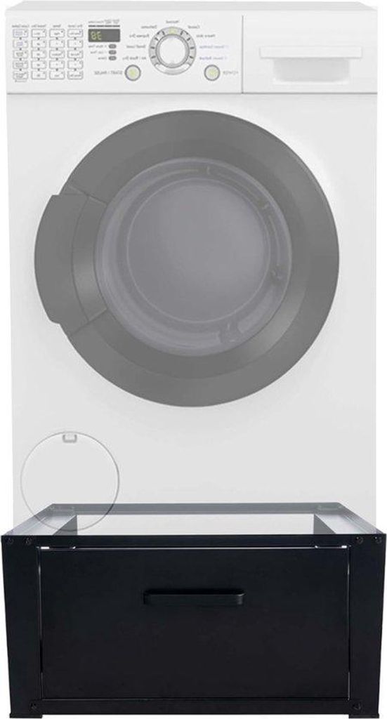 Wäschemaschine-Verlängerung, 150 KG Laadkapazität, 63 x 31,5 x 54 cm, schwarz