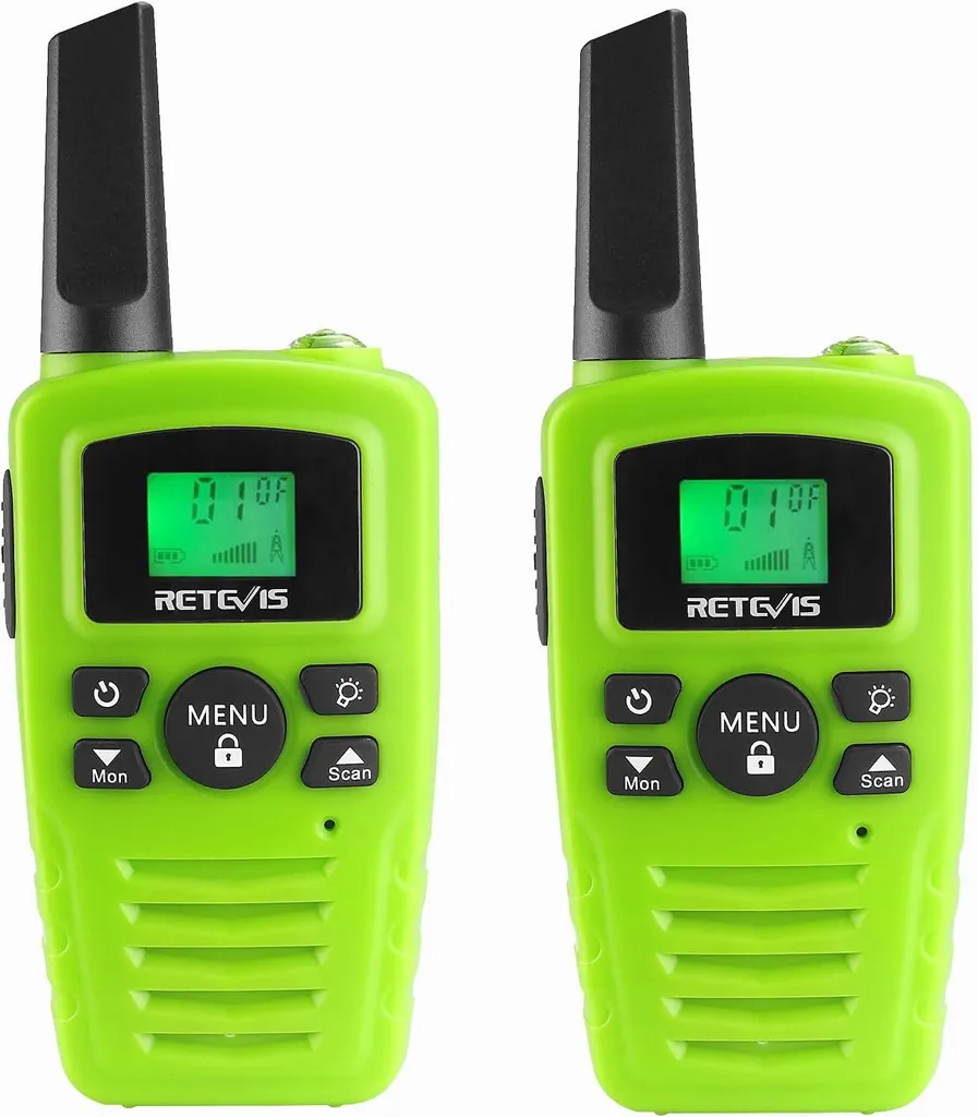 Talkie Walkie Enfant pour Randonnée et Camping, Set de Radio Longue Portée