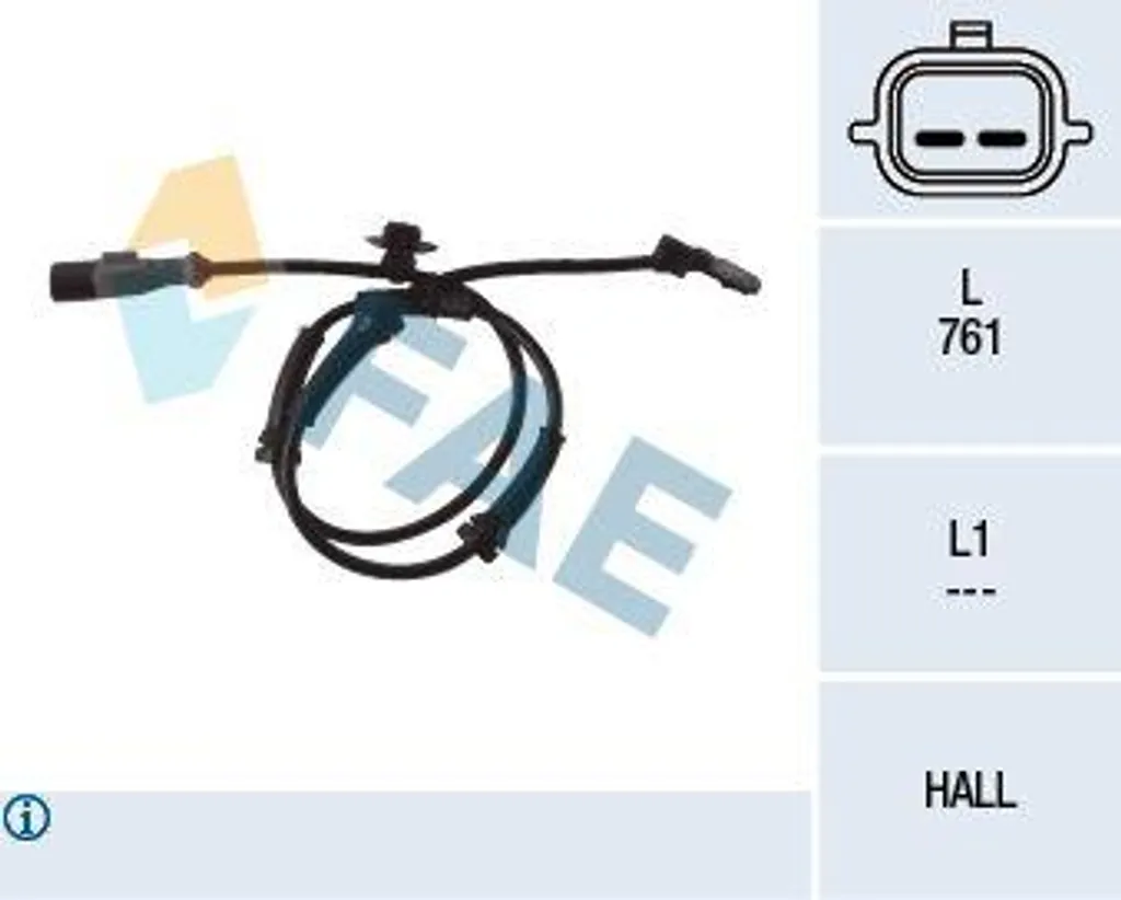 Capteur de Vitesse de Roue FAE : Stop Voyant ABS Kangoo 4159052900